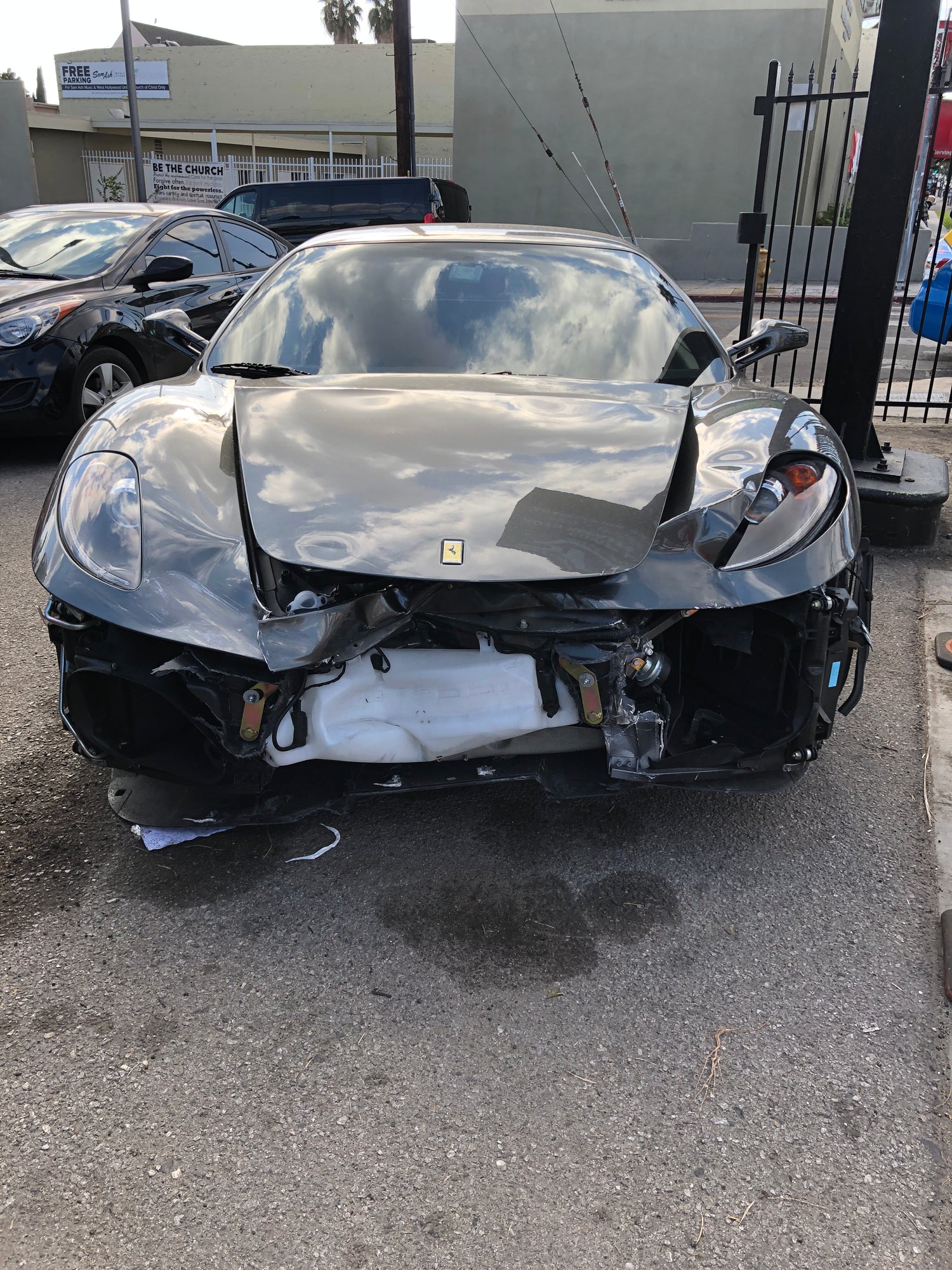 Ferrari F430 Front Collision