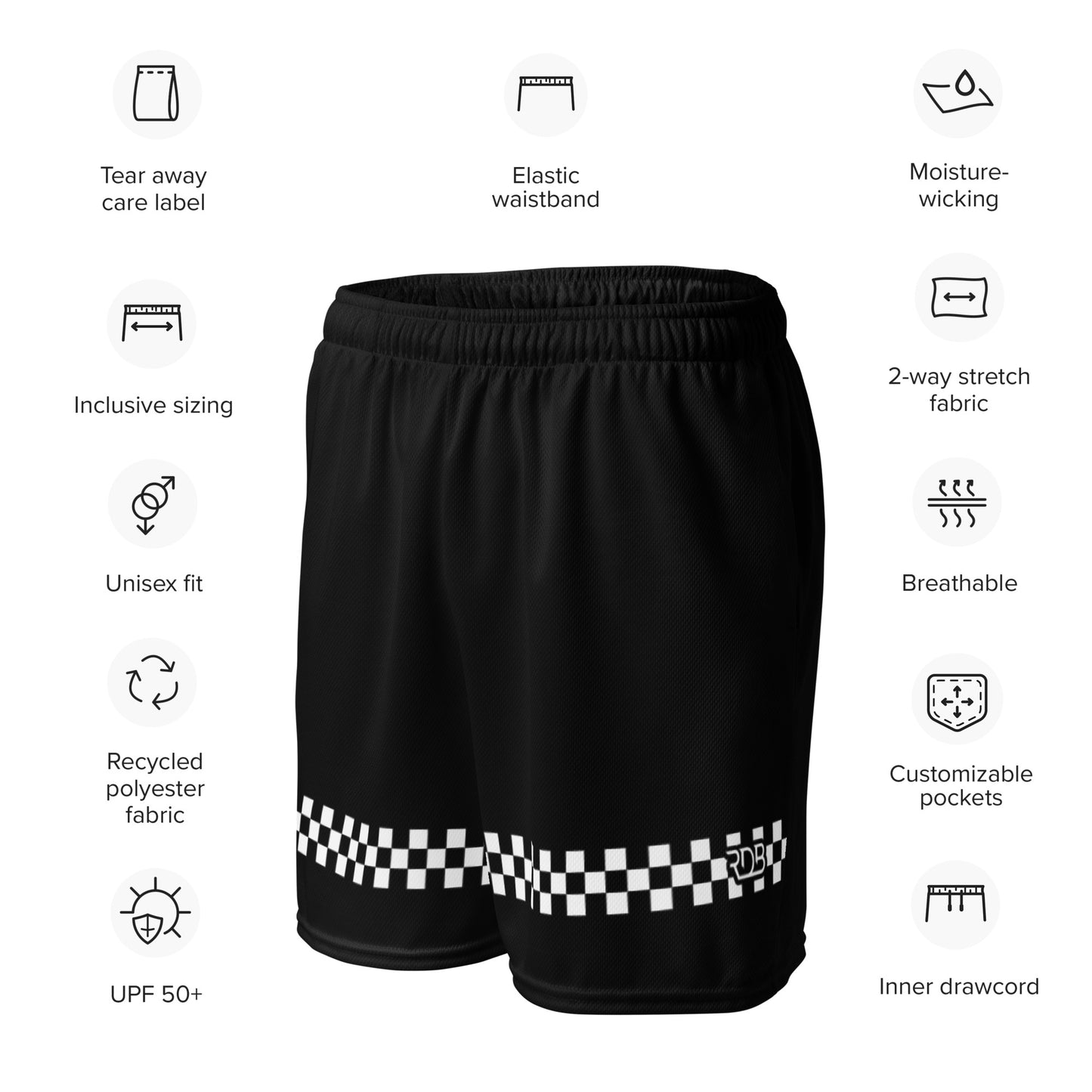 RDBLA Basic Mesh Shorts