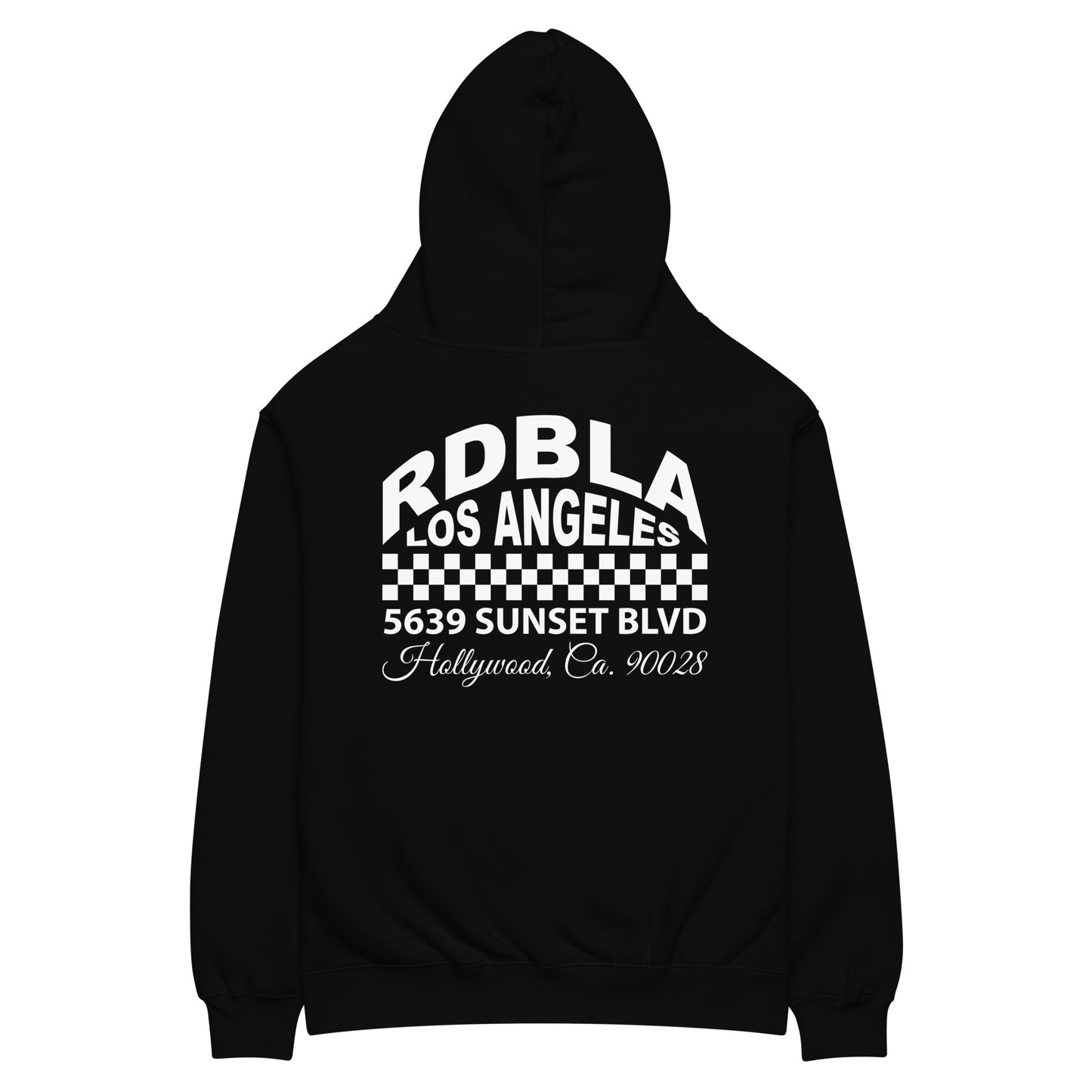 RDBLA Basics - Sunset Blvd oversized hoodie