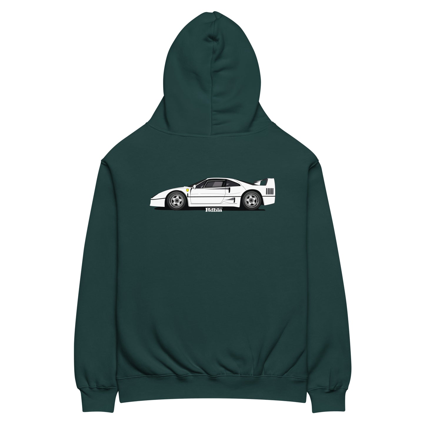 RDBLA Basics - F40 Oversized Hoodie Green